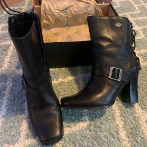 Harley Davidson heeled boots